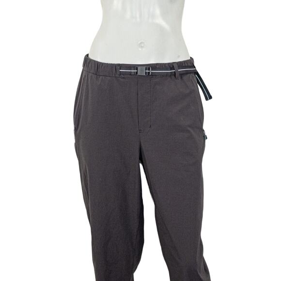 Lululemon LAB Women's Sarala Pants in Gray adjustible fit Belt size 8 - Picture 8 of 12